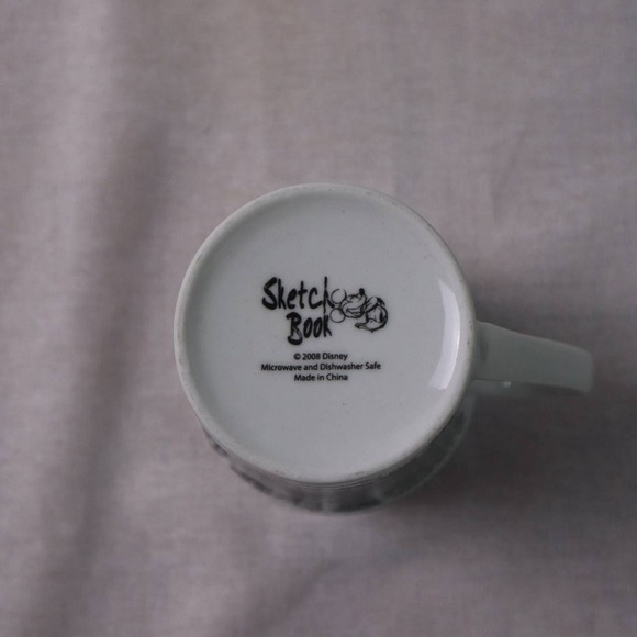 Vintage Disney Sketchbook Goofy Mug 2008 Coffee Cup Disney Collectible Ceramic - Picture 4 of 6